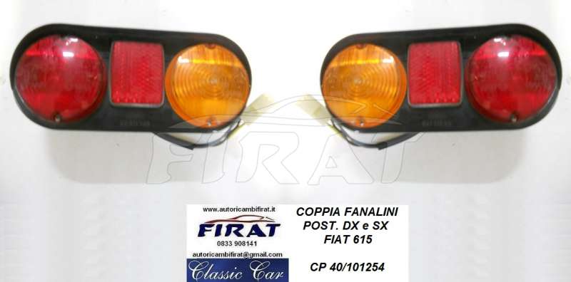 FANALINO FIAT 615 POST.DX E SX